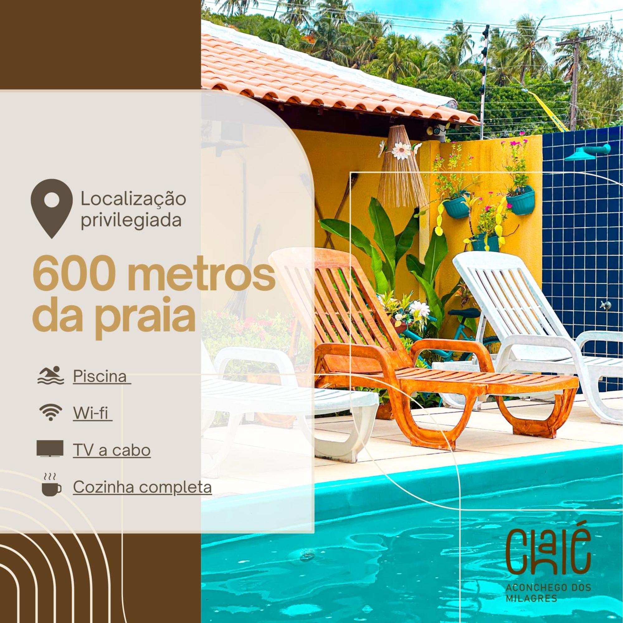 Chale Aconchego Dos Milagres Villa Sao Miguel dos Milagres Luaran gambar