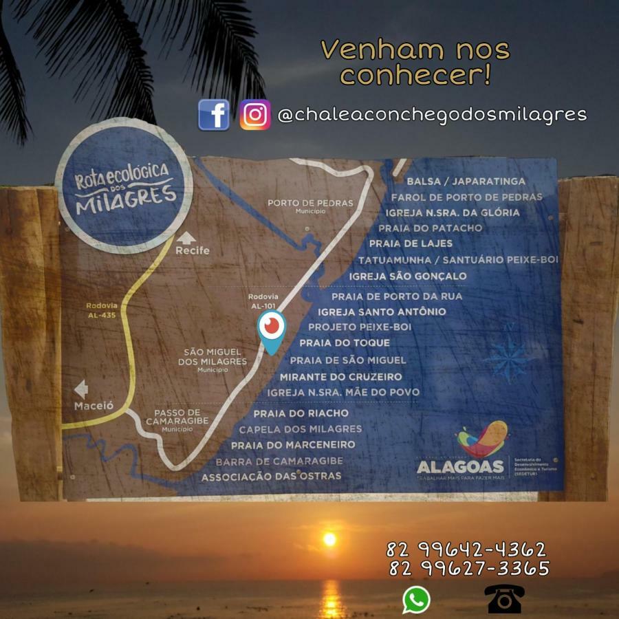 Chale Aconchego Dos Milagres Villa Sao Miguel dos Milagres Luaran gambar